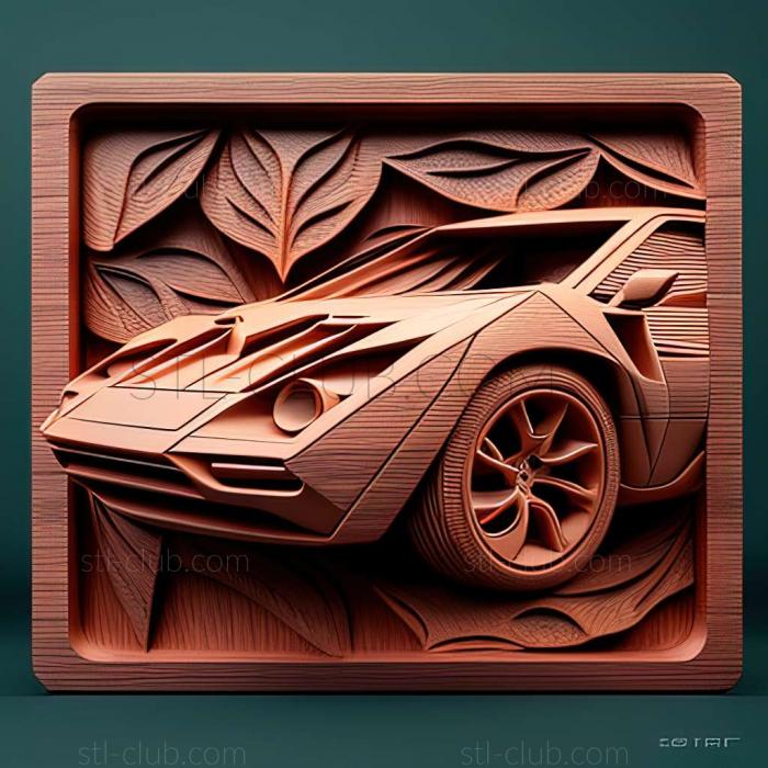 3D модель Lancia Stratos HF (STL)